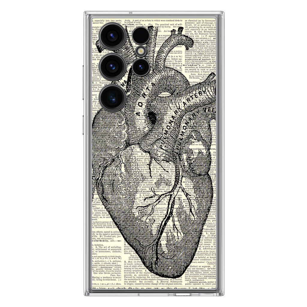 Heart Book Art Samsung Galaxy S23 Ultra Case