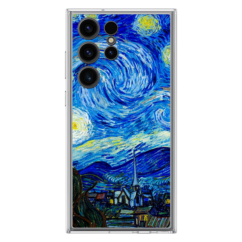 Hogwarts Starry Night Samsung Galaxy S23 Ultra Case