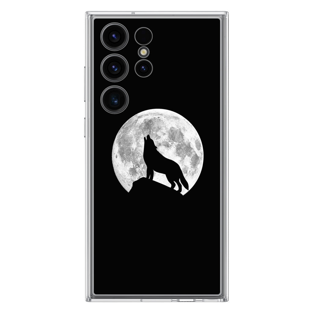 Howling Night Wolves Samsung Galaxy S23 Ultra Case