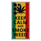 Keep Calm And Smoke Weed Samsung Galaxy S23 Ultra Case