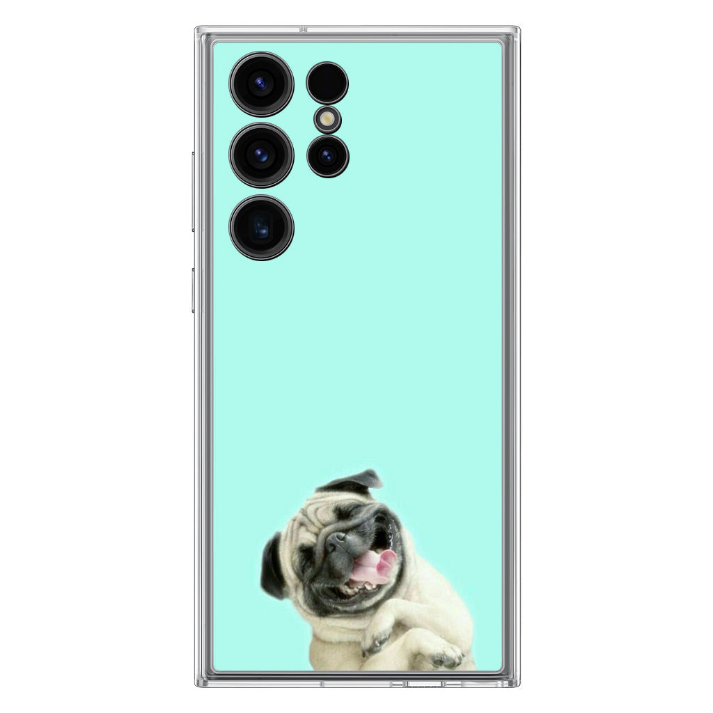 Laughing Pug Samsung Galaxy S23 Ultra Case