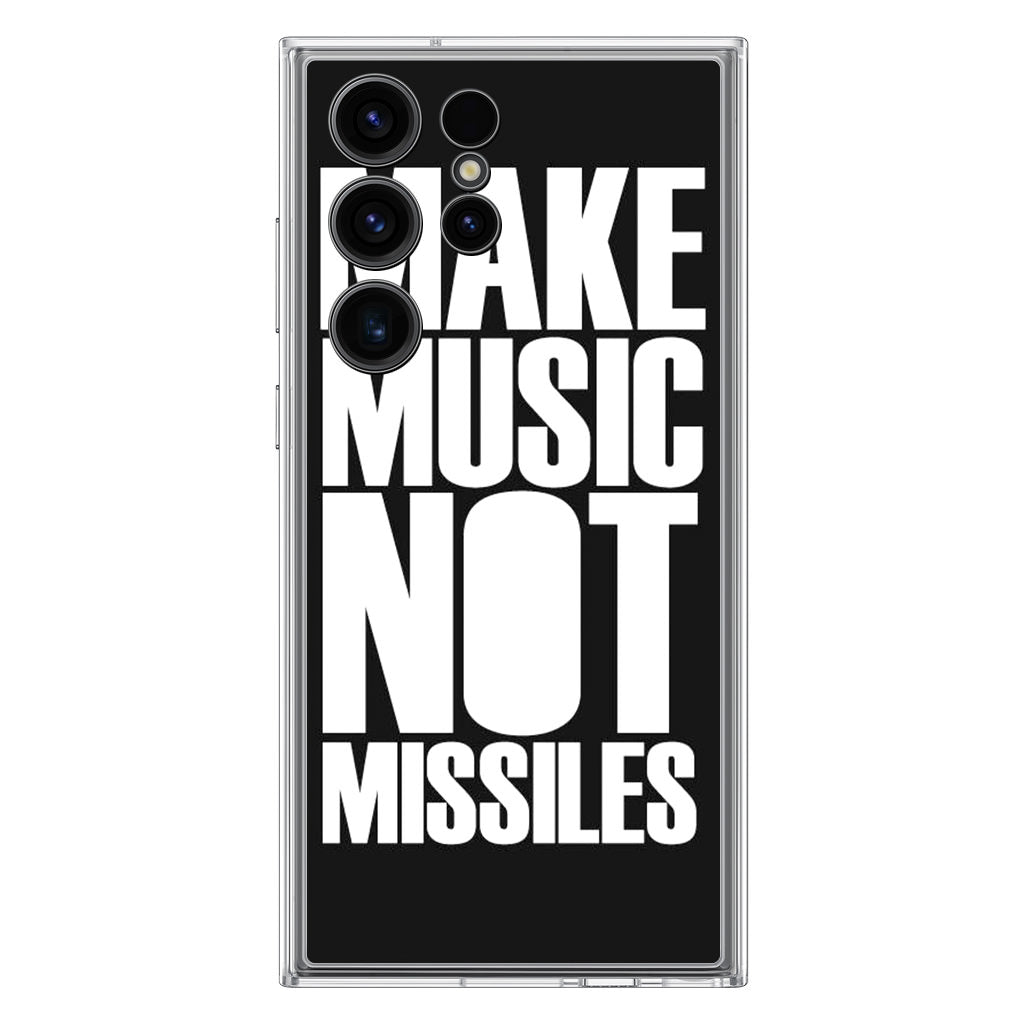 Make Music Not Missiles Samsung Galaxy S23 Ultra Case