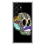Mustache Sugar Skull Samsung Galaxy S23 Ultra Case