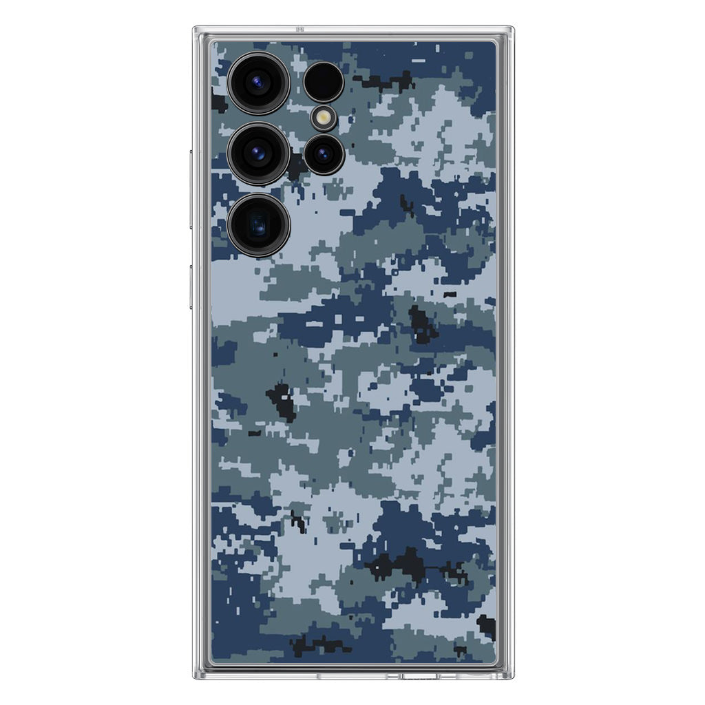 Navy Camo Samsung Galaxy S23 Ultra Case