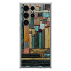 Painted Abstract Wood Sculptures Samsung Galaxy S23 Ultra Case