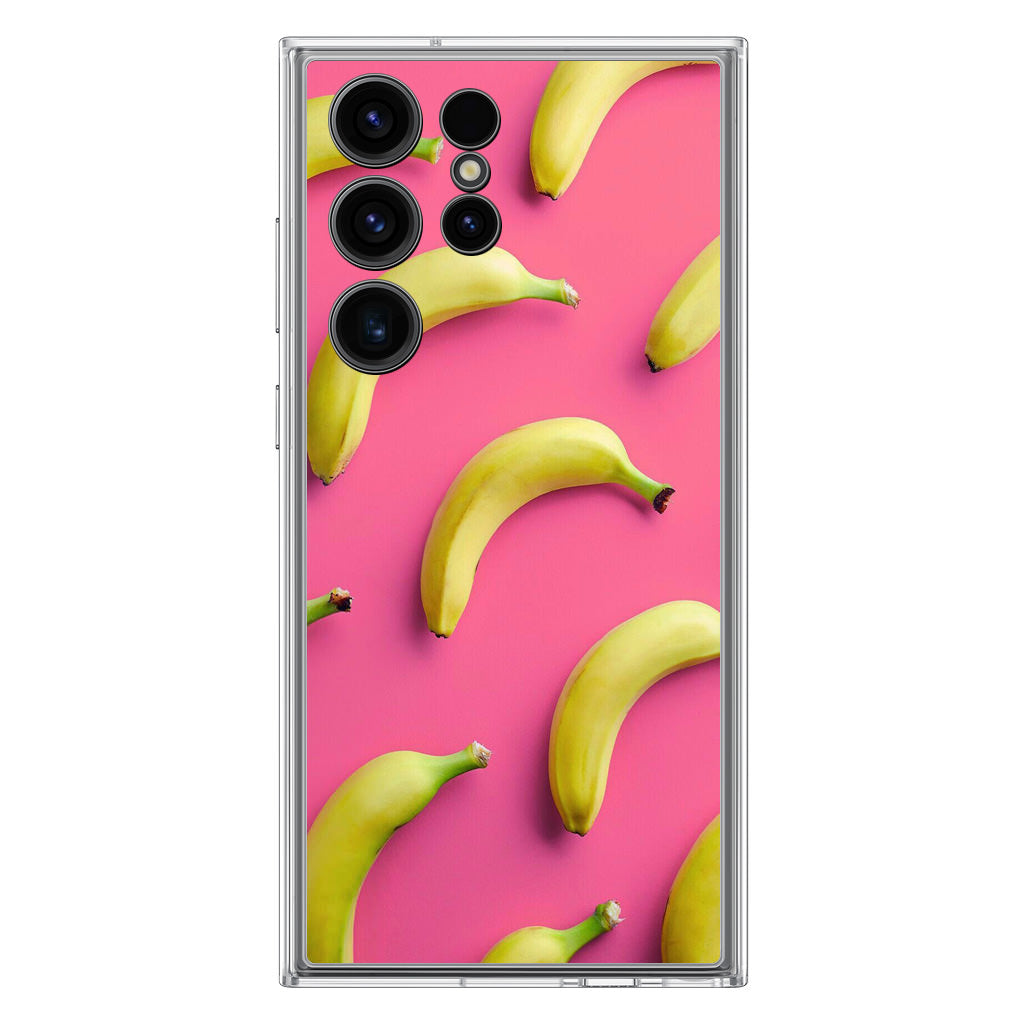 Real Bananas Fruit Pattern Samsung Galaxy S23 Ultra Case