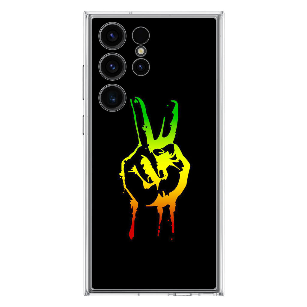 Reggae Peace Samsung Galaxy S23 Ultra Case