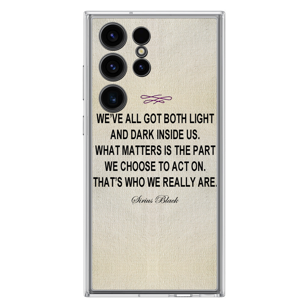 Sirius Black Quote Samsung Galaxy S23 Ultra Case