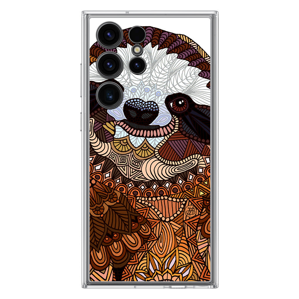 Sloth Ethnic Pattern Samsung Galaxy S23 Ultra Case