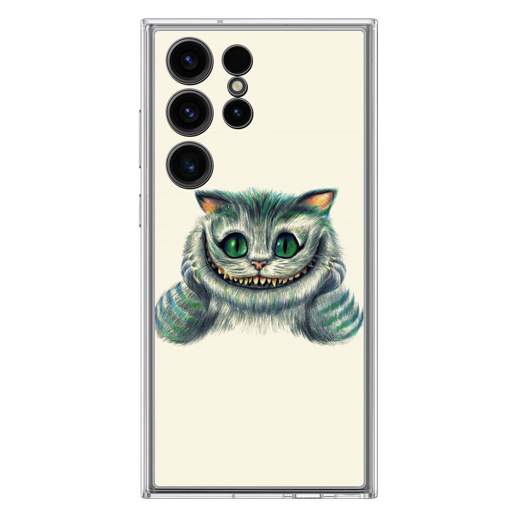 Smile Cat Samsung Galaxy S23 Ultra Case