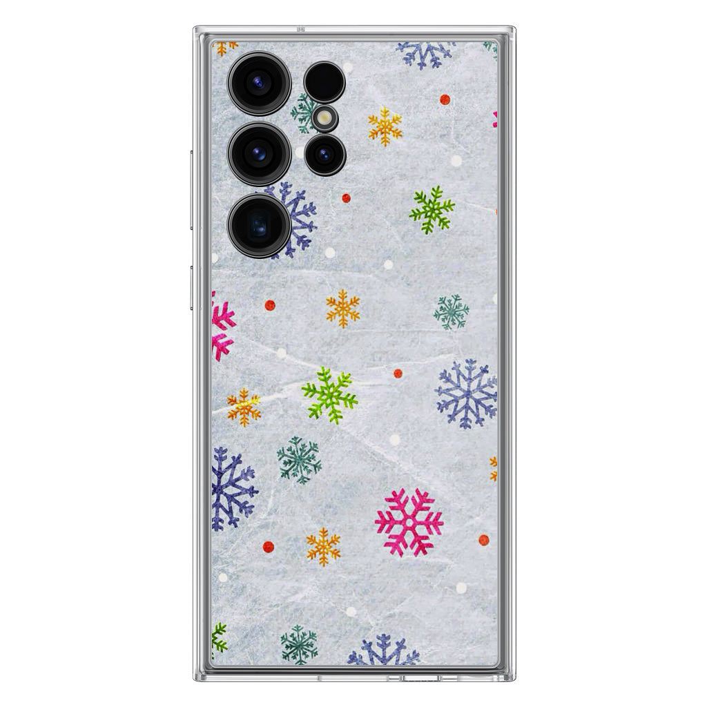 Snowflake Samsung Galaxy S23 Ultra Case