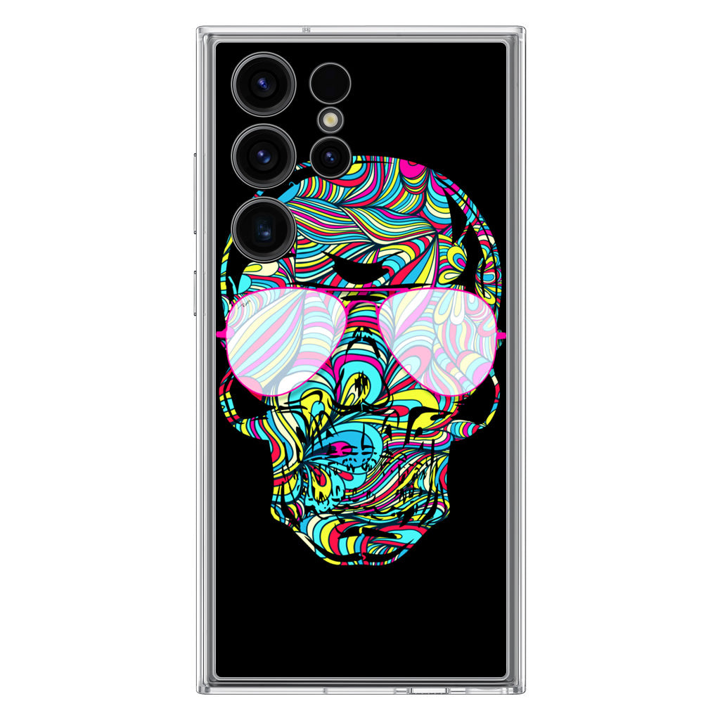 Stylish Skull Samsung Galaxy S23 Ultra Case