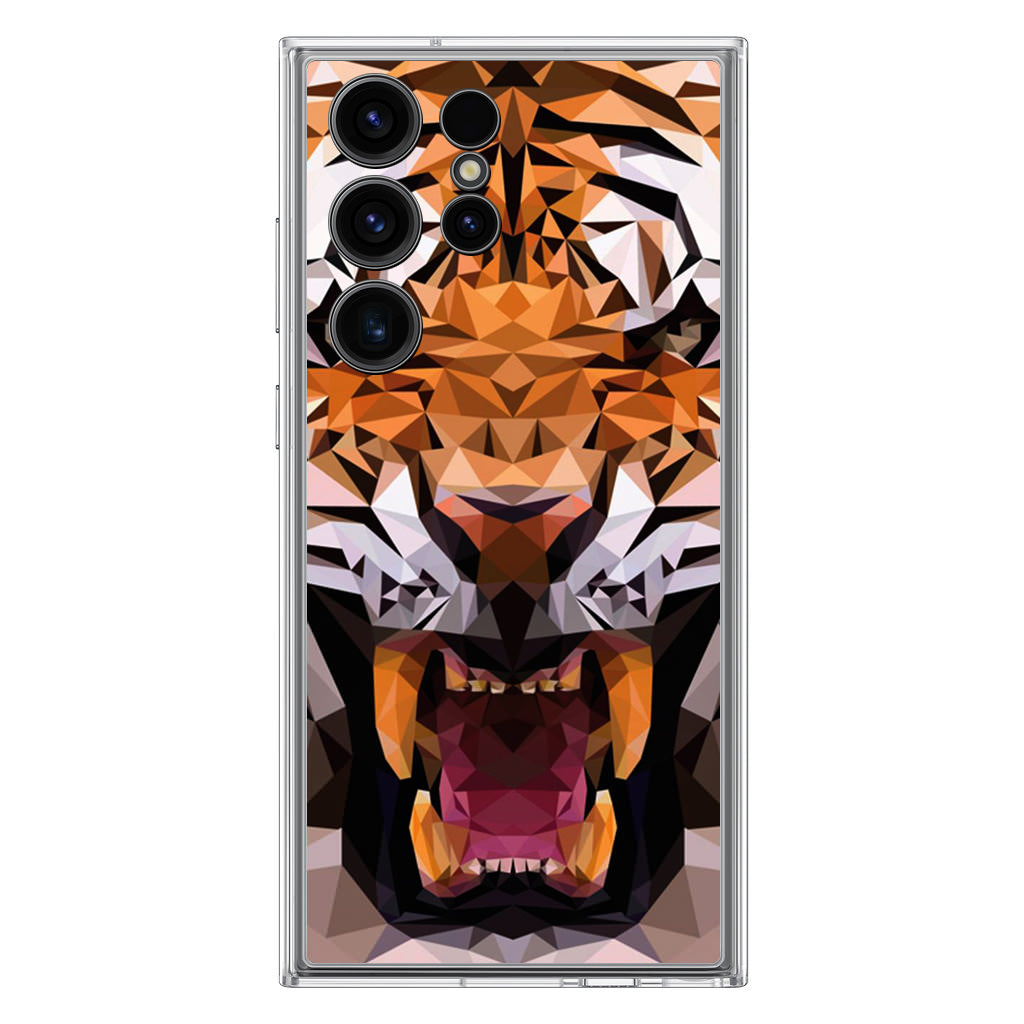 Tiger Polygon Samsung Galaxy S23 Ultra Case