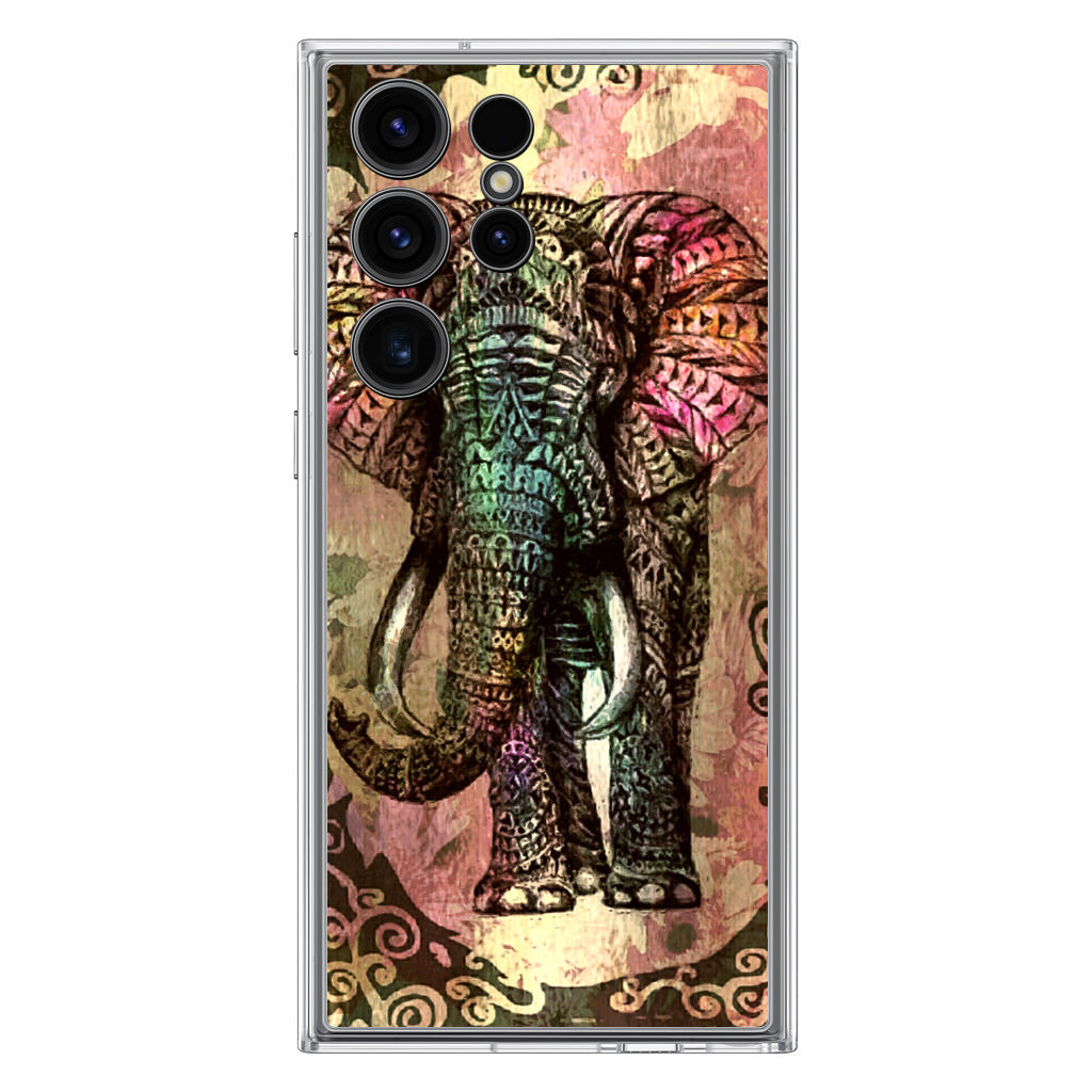 Tribal Elephant Samsung Galaxy S23 Ultra Case