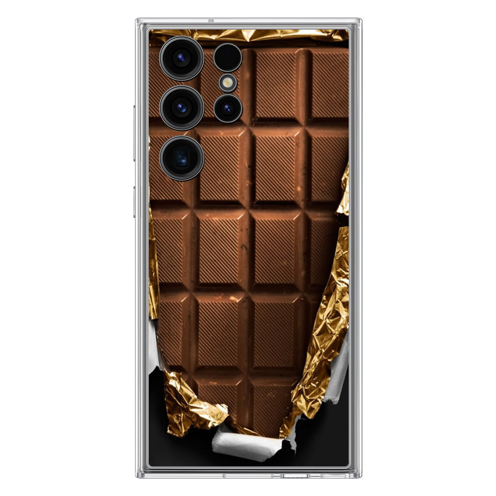 Unwrapped Chocolate Bar Samsung Galaxy S23 Ultra Case