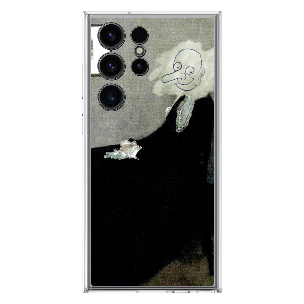 Whistler's Mother by Mr. Bean Samsung Galaxy S23 Ultra Case