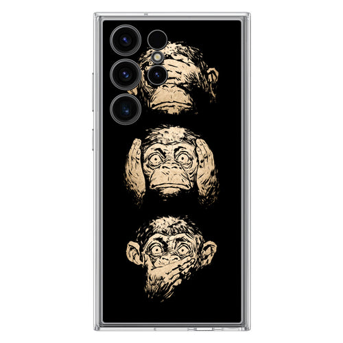 3 Wise Monkey Samsung Galaxy S23 Ultra Case