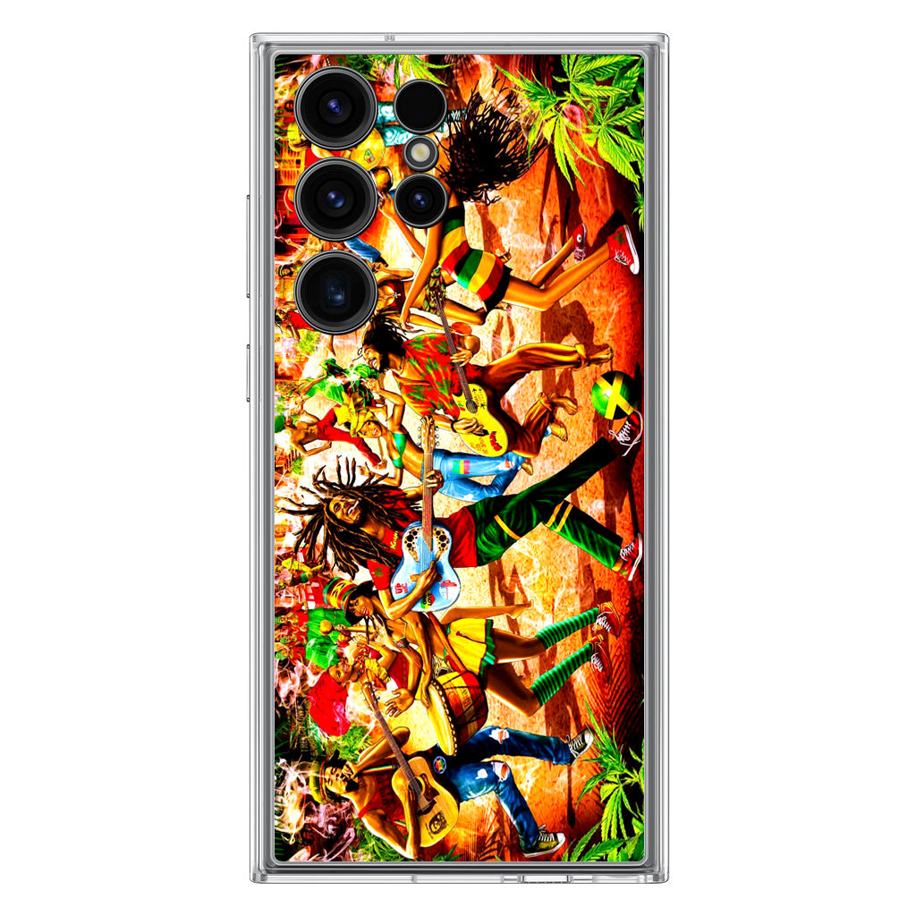 Bob Marley Reggae Samsung Galaxy S23 Ultra Case