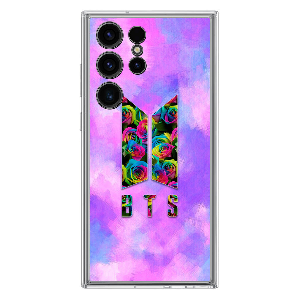 BTS Flower Logo Samsung Galaxy S23 Ultra Case