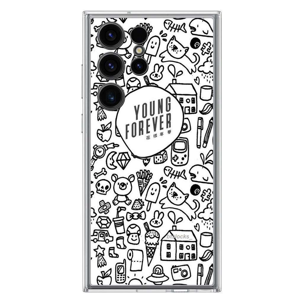 BTS Young Forever Samsung Galaxy S23 Ultra Case