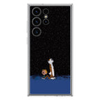 Calvin and Hobbes Space Samsung Galaxy S23 Ultra Case