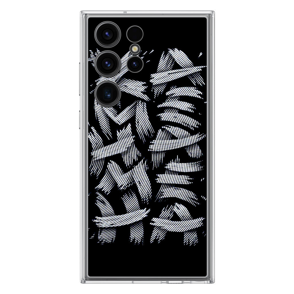 Dragon Ball Kamehameha Font Art Samsung Galaxy S23 Ultra Case