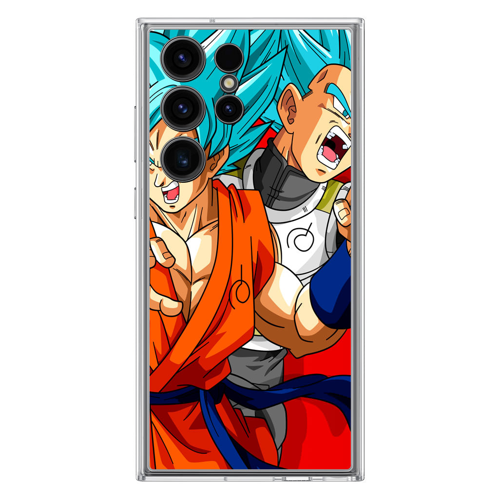 Dragon Ball Super SSGSS Goku And Vegeta Samsung Galaxy S23 Ultra Case