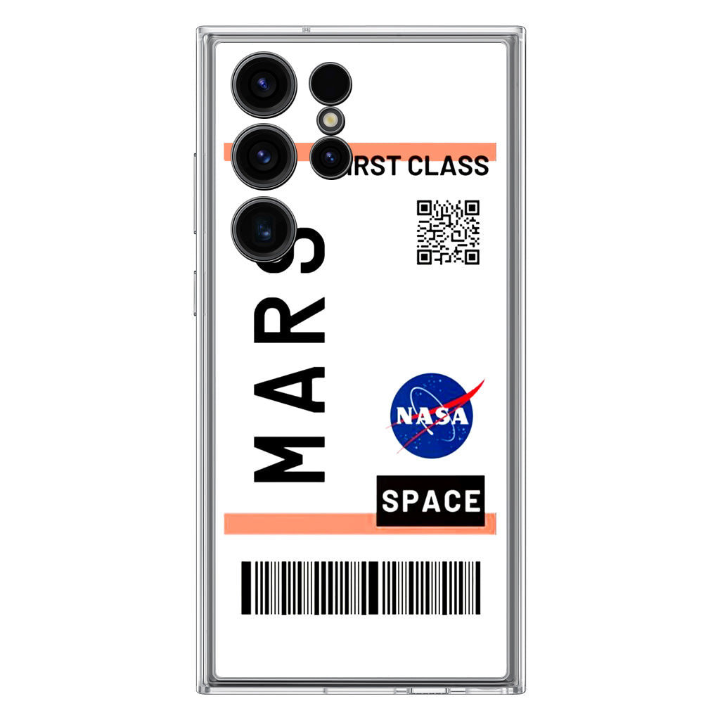 First Class Ticket To Mars Samsung Galaxy S23 Ultra Case