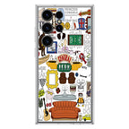 Friends TV Show Central Perk Sticker Samsung Galaxy S23 Ultra Case