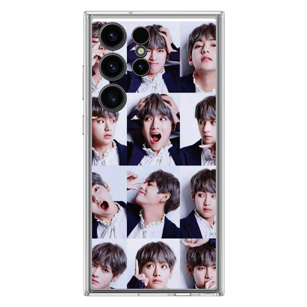 Kim Tae-hyung Collage Samsung Galaxy S23 Ultra Case