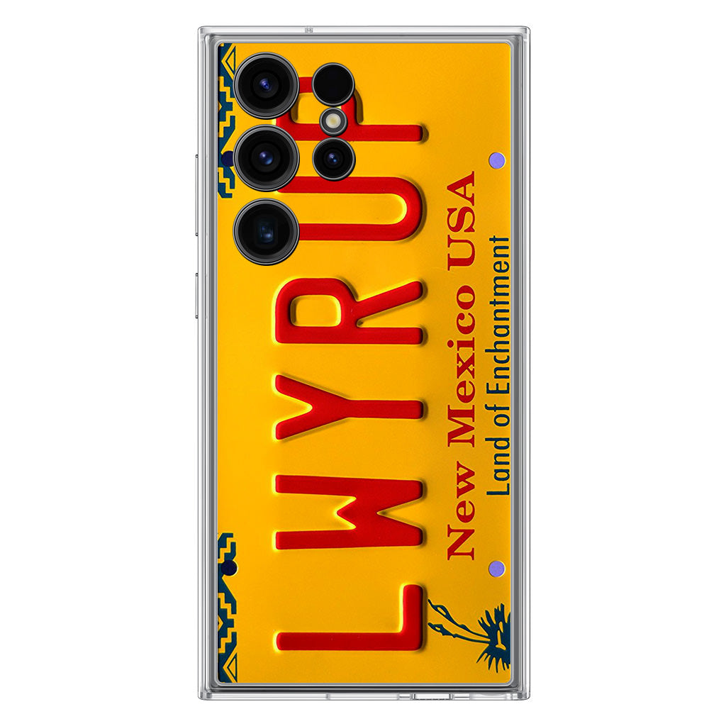 LWYRUP License Plate Samsung Galaxy S23 Ultra Case