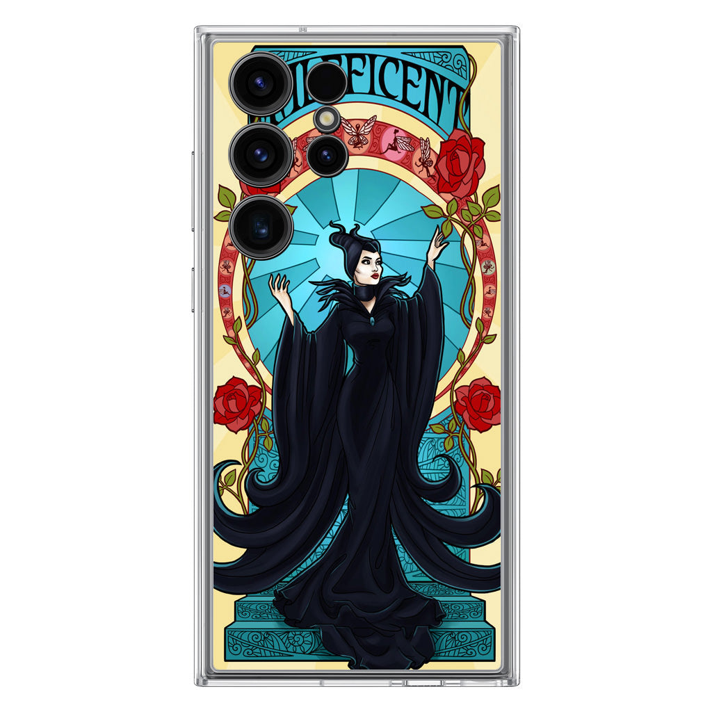 Maleficent With Flower Samsung Galaxy S23 Ultra Case