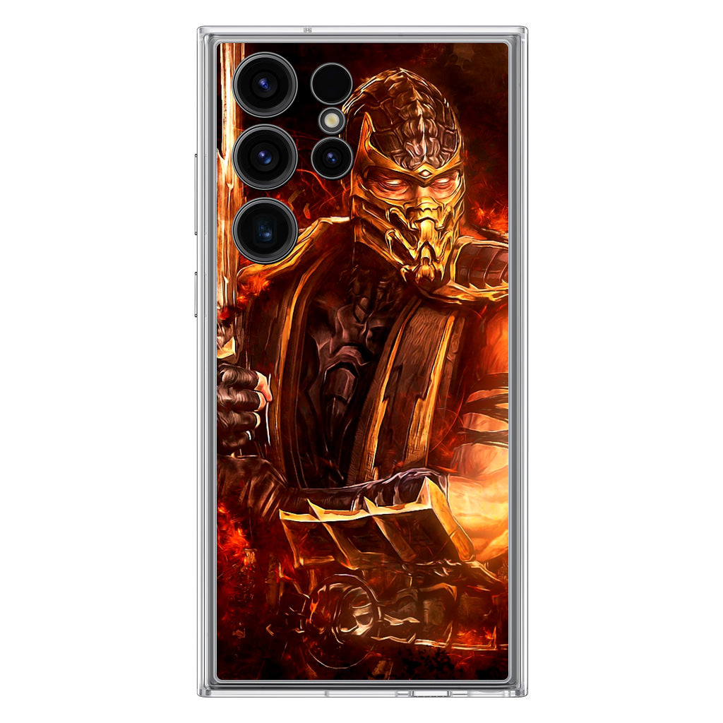 Mortal Kombat Scorpion Samsung Galaxy S23 Ultra Case