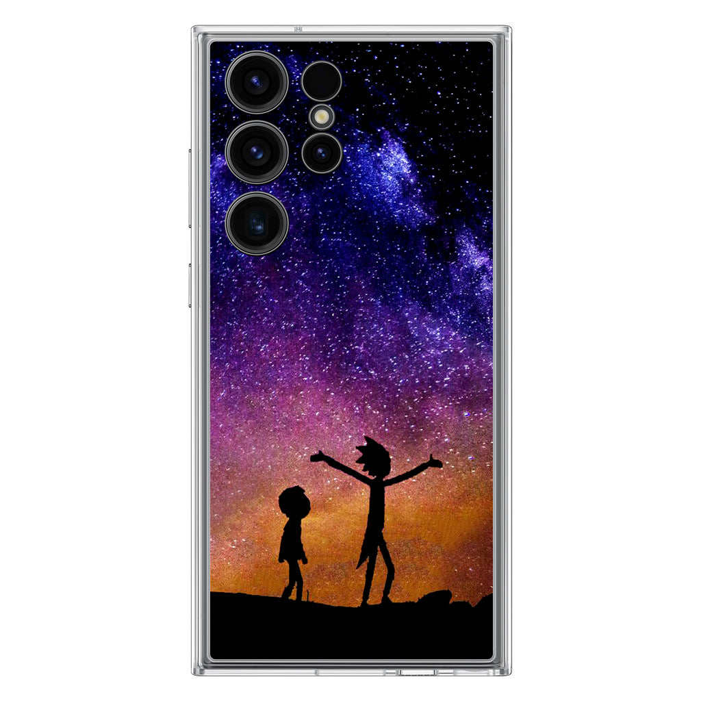 Morty Space Nebula Samsung Galaxy S23 Ultra Case