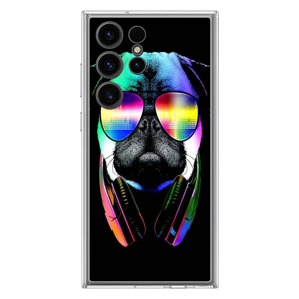 Music Lover Pug V Samsung Galaxy S23 Ultra Case