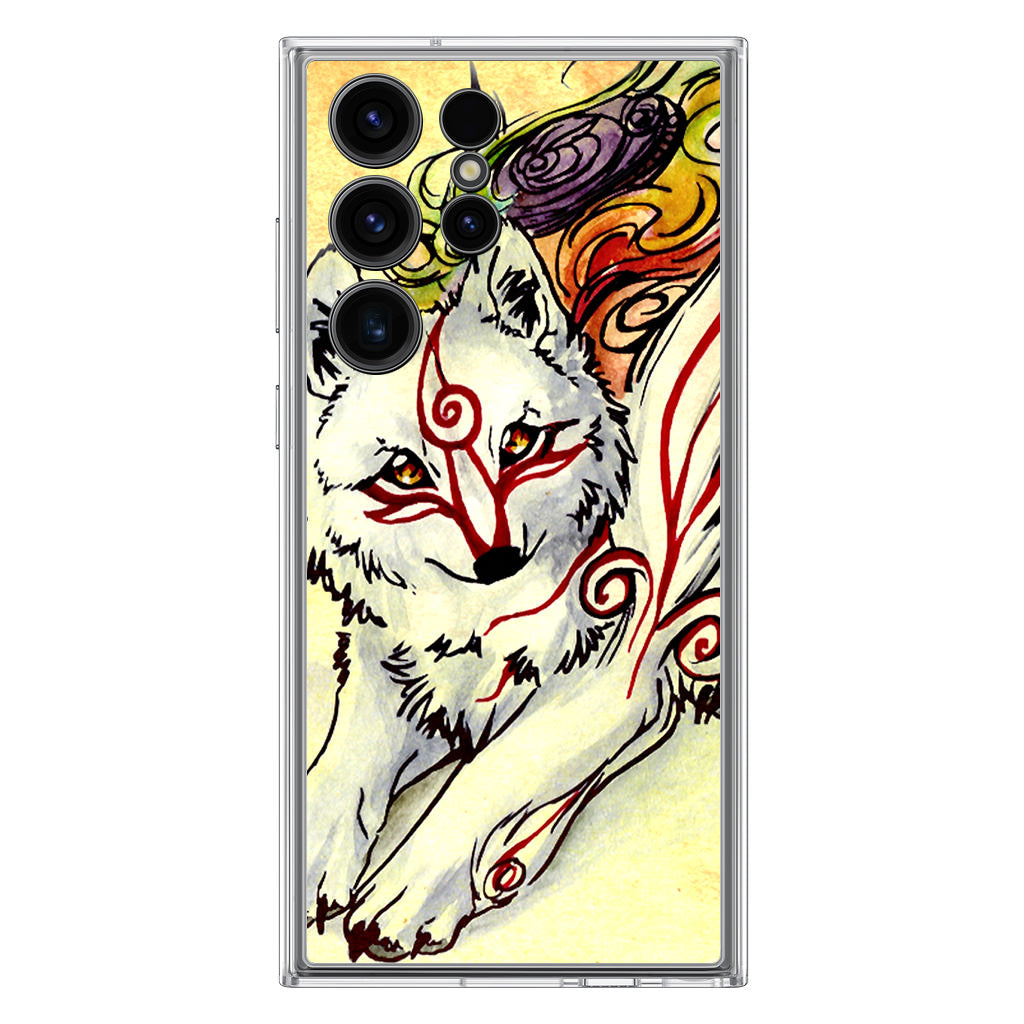 Okami Amaterasu Samsung Galaxy S23 Ultra Case