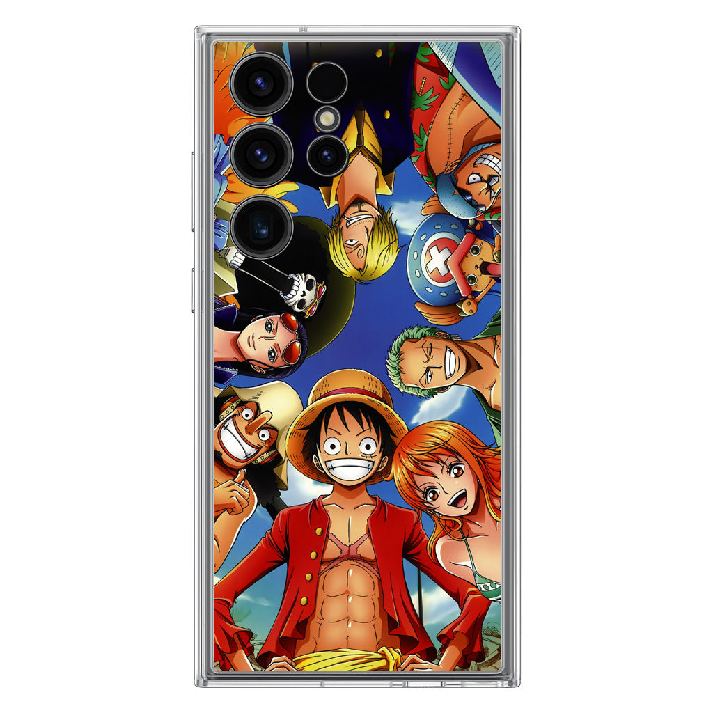 One Piece Luffy Crew Samsung Galaxy S23 Ultra Case