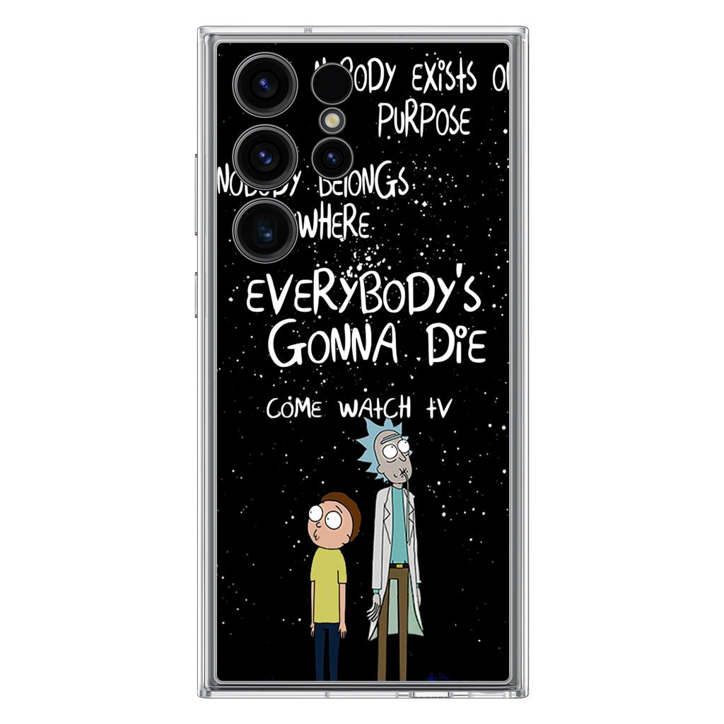 Rick And Morty Quotes Samsung Galaxy S23 Ultra Case