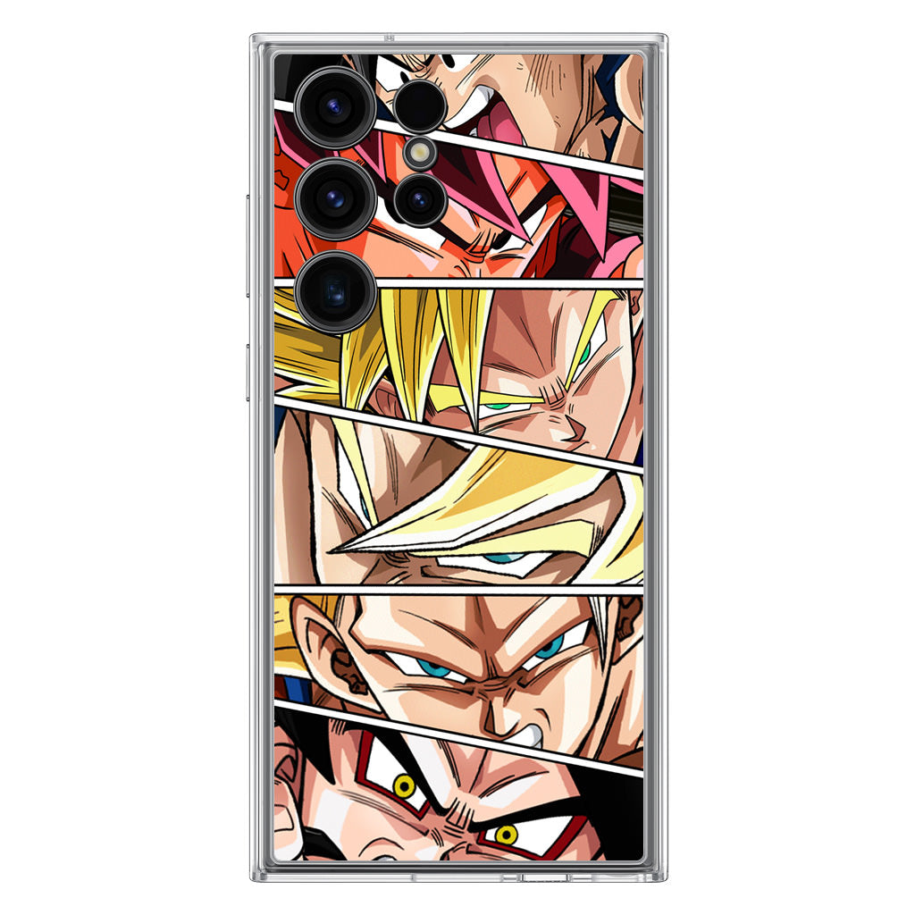 Son Goku Forms Samsung Galaxy S23 Ultra Case