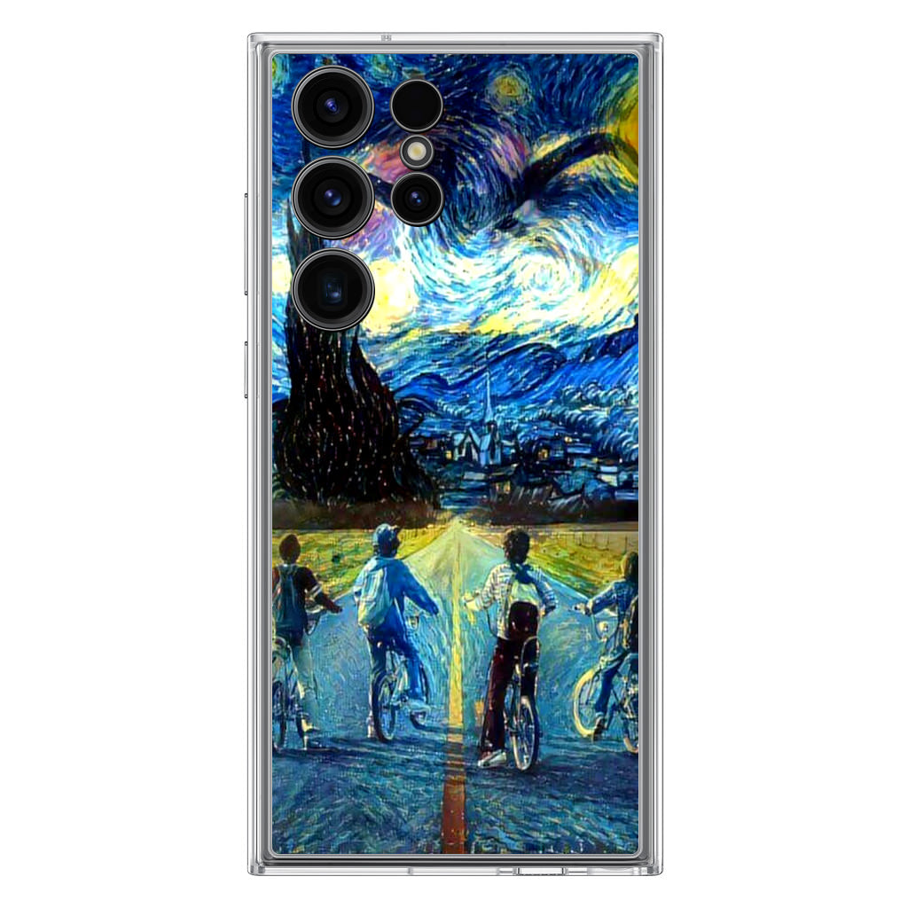 Stranger At Starry Night Samsung Galaxy S23 Ultra Case