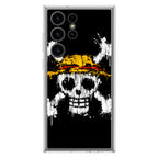 Straw Hat Pirate Logo Paint Samsung Galaxy S23 Ultra Case