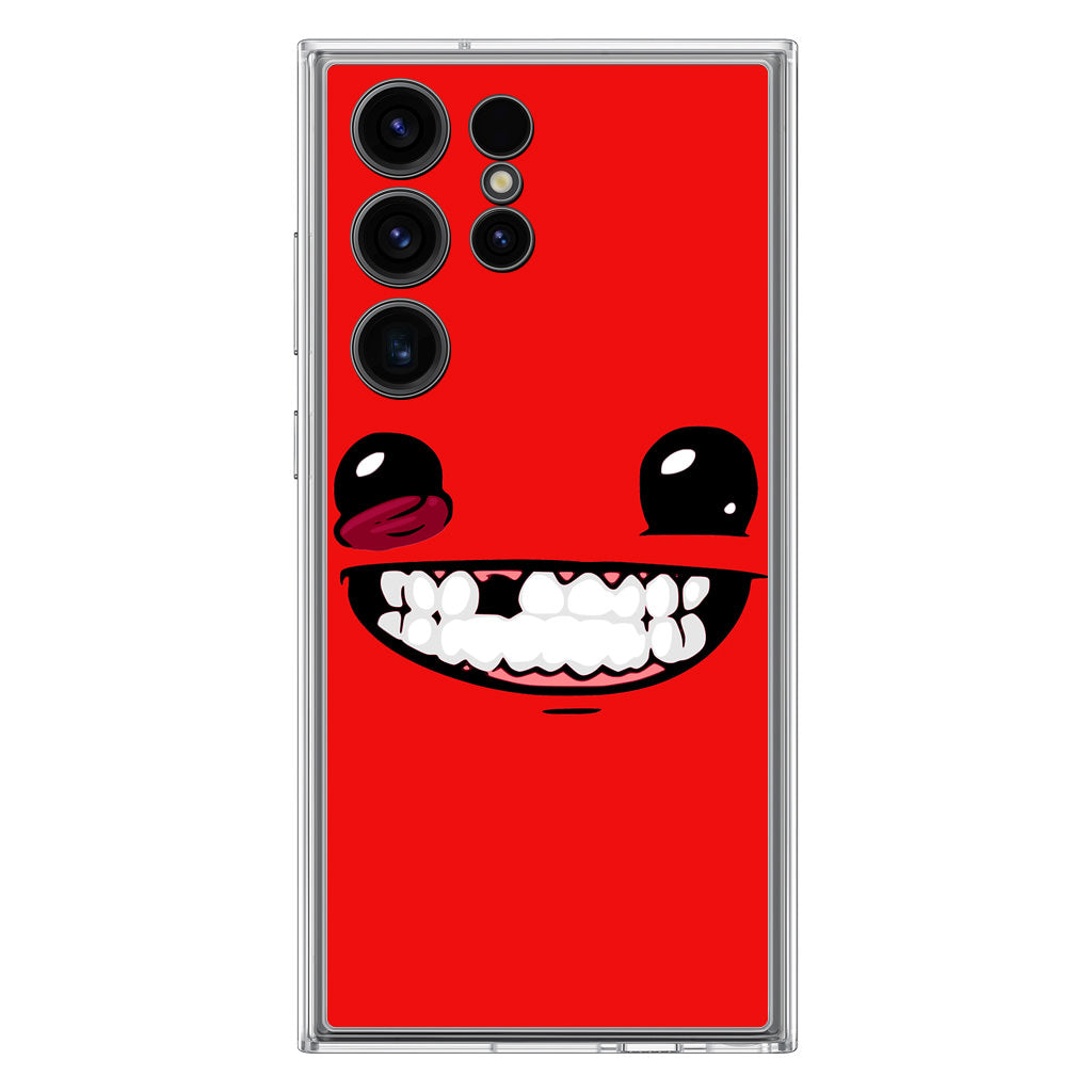 Super Meat Boy Samsung Galaxy S23 Ultra Case