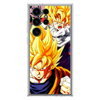 Super Saiyan Goku And Gohan Samsung Galaxy S23 Ultra Case