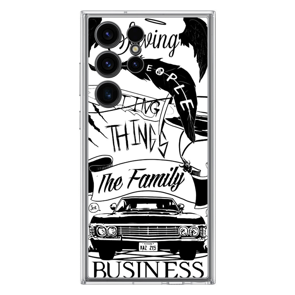 Supernatural Family Business Saving People Samsung Galaxy S23 Ultra Case