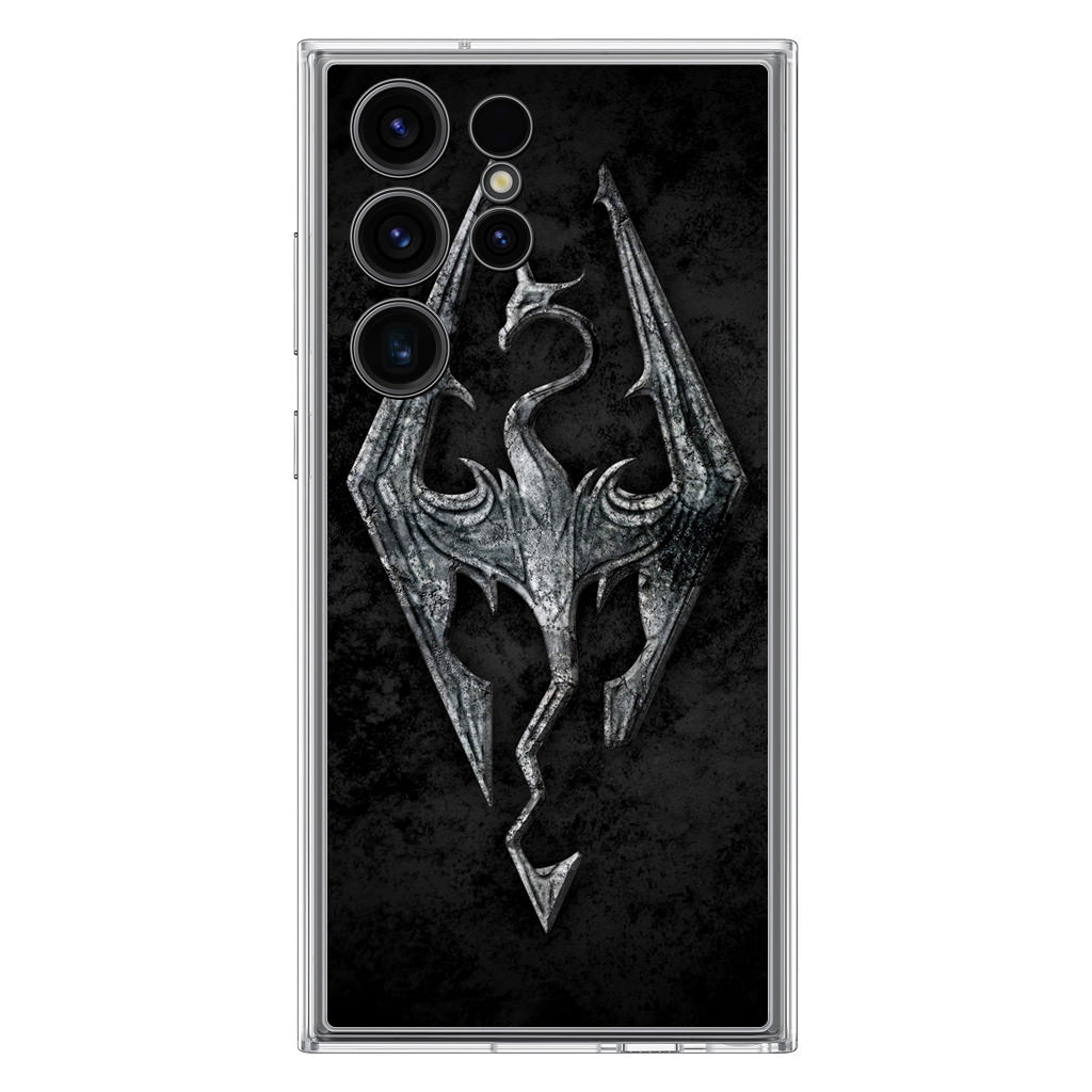 The Elder Scrolls V Skyrim Logo Samsung Galaxy S23 Ultra Case