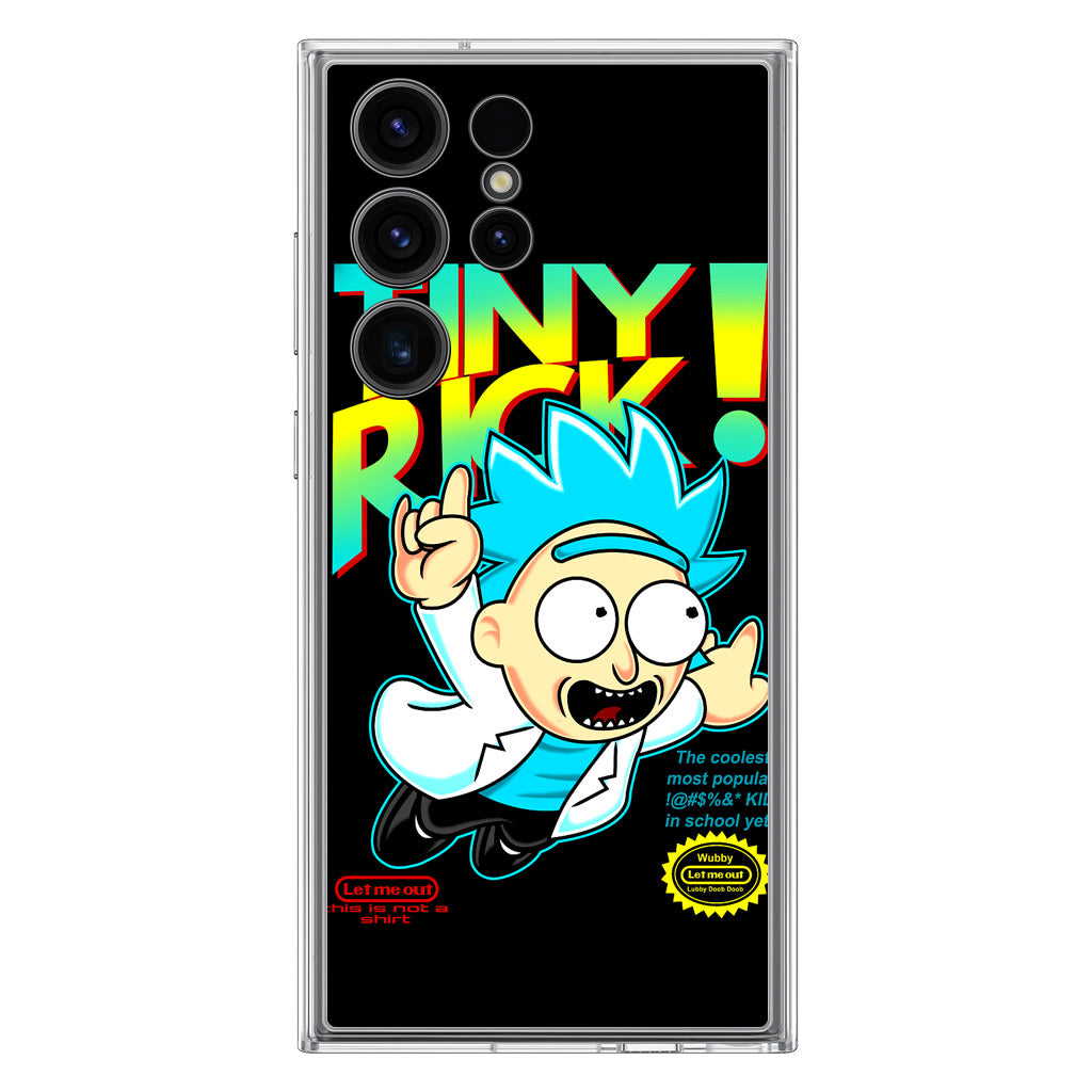 Tiny Rick Let Me Out Samsung Galaxy S23 Ultra Case