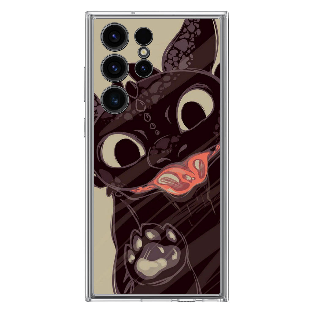 Toothless Dragon Art Samsung Galaxy S23 Ultra Case – Customilo Toothless Dragon Art Samsung Galaxy S23 Ultra Case – Customilo