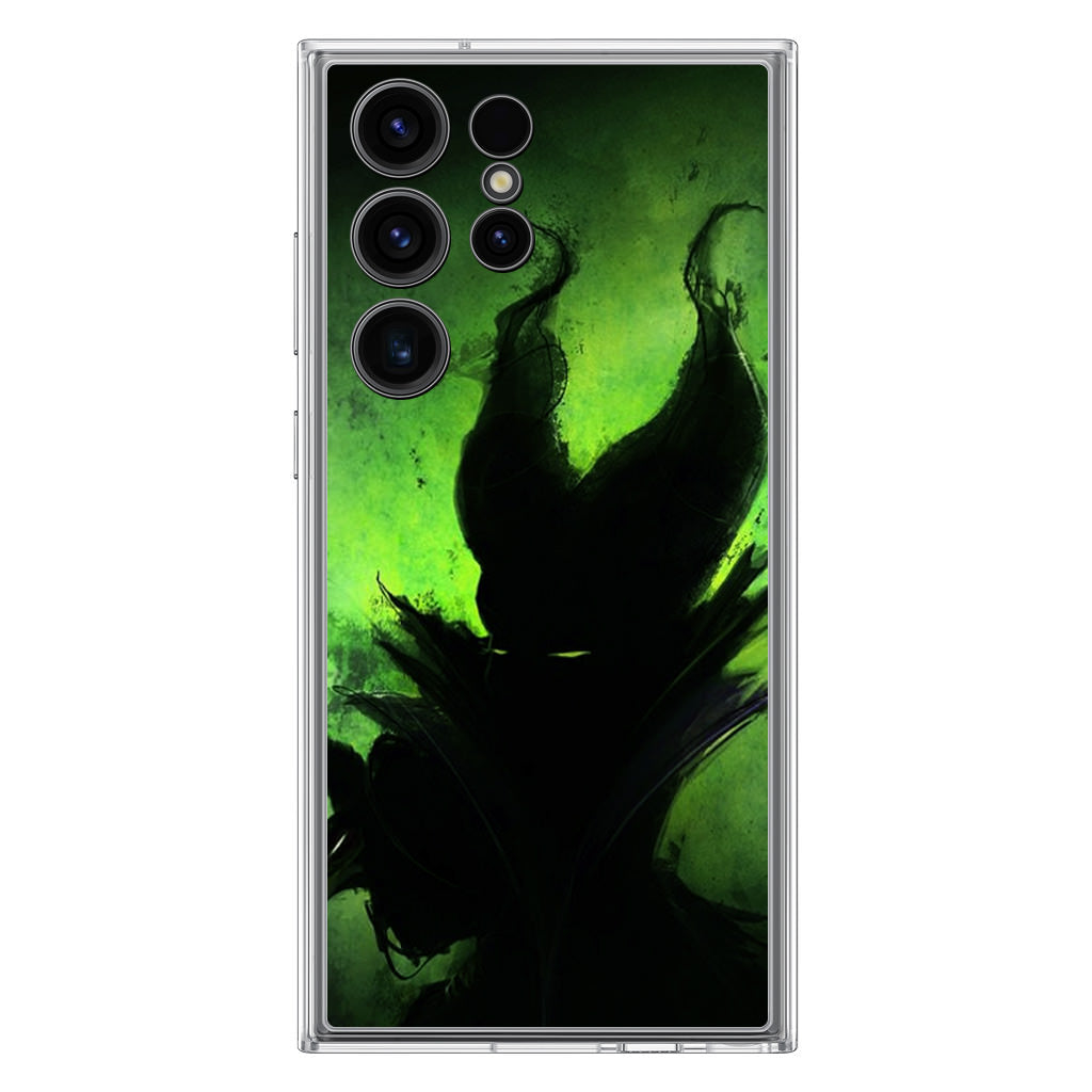 Villains Maleficent Silhouette Samsung Galaxy S23 Ultra Case