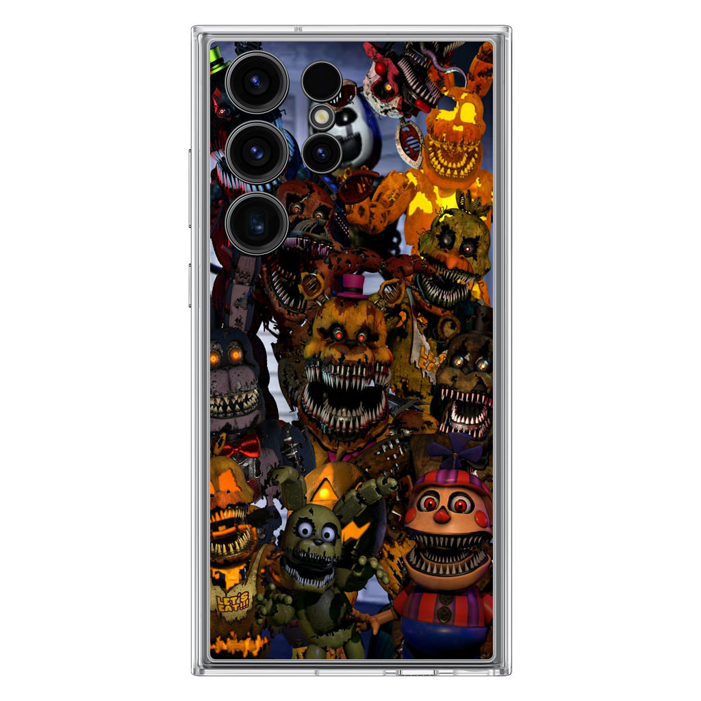 Five Nights at Freddy's Scary Characters Samsung Galaxy S23 Ultra Case