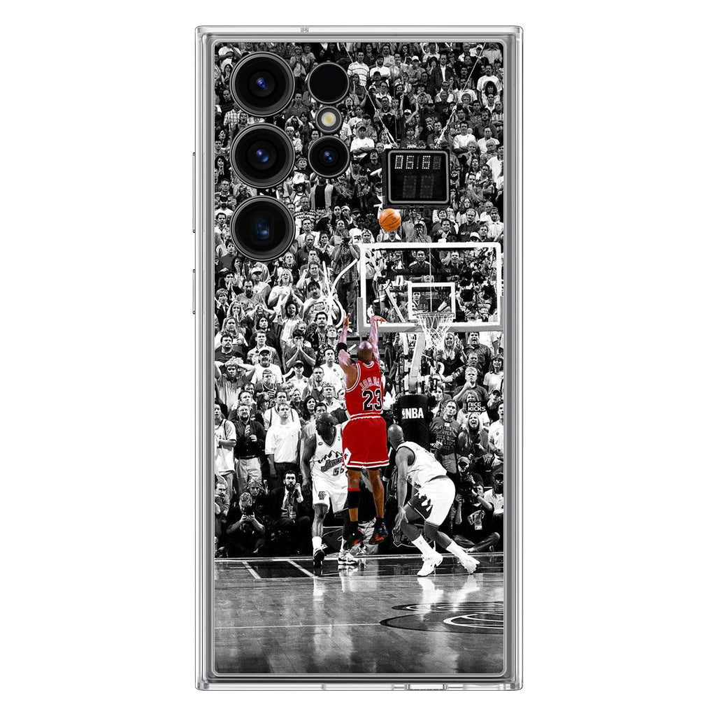 Michael Jordan Epic Shoot - Iconic Basketball Case | Galaxy S23 Ultra Case